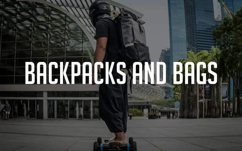 best backpacks and bags for electric skateboards