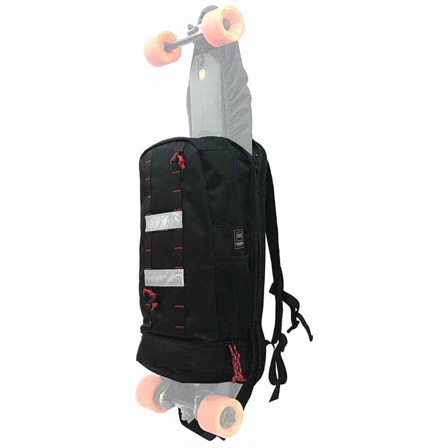 Rollie Pack Slim Carry Foldable Electric Skateboard Backpack Bag for Boosted Boards Mini S & X and Longboards V2 Normal Skateboards Exway Flex Evolve Plus Stealth V2 Dual Plus
