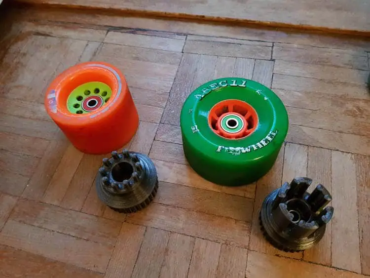 electric skateboard pulleys