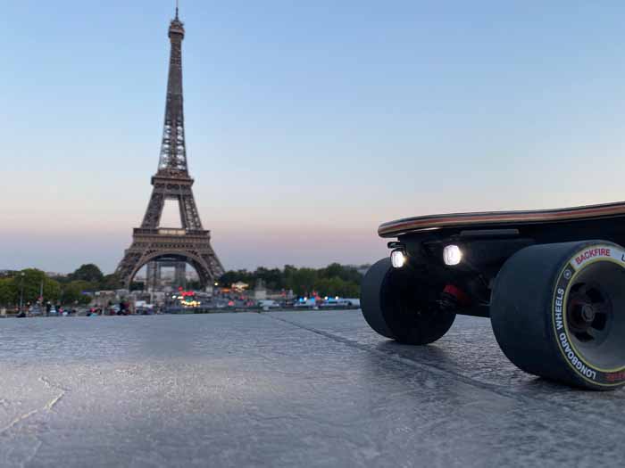 Backfire G2 Black with Eiffel Tower in the background