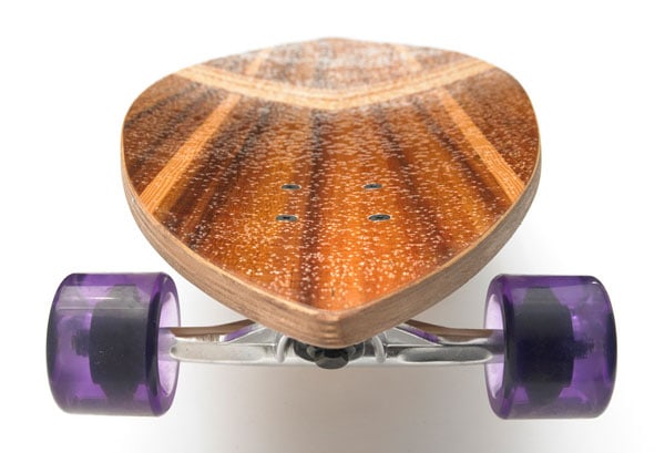 electric skateboard deck glass frit